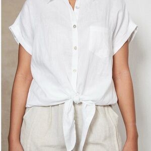 Buffalo David Bitton Crisp White Shirt (M/L)